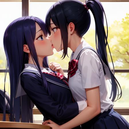 Anime Kisses (LoCon version) - v1, Stable Diffusion LyCORIS